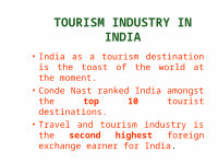 Page 5: Tourism in INDIA